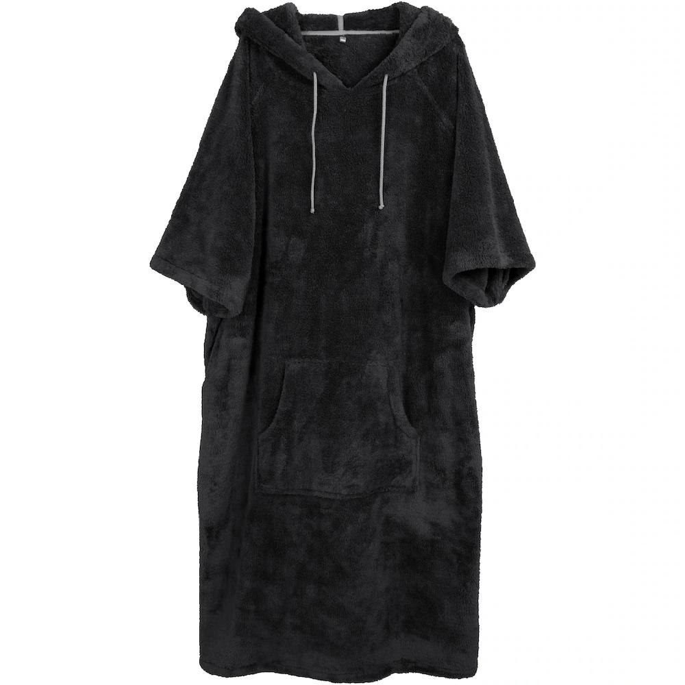 my home Badeponcho »Lillou ideal für Sauna Spa & im Urlaub« (1 St.) weich und kuschelig Fleece Unisex für Damen und Herren Surfponcho 50% Rabatt mit kostenlosem Versand