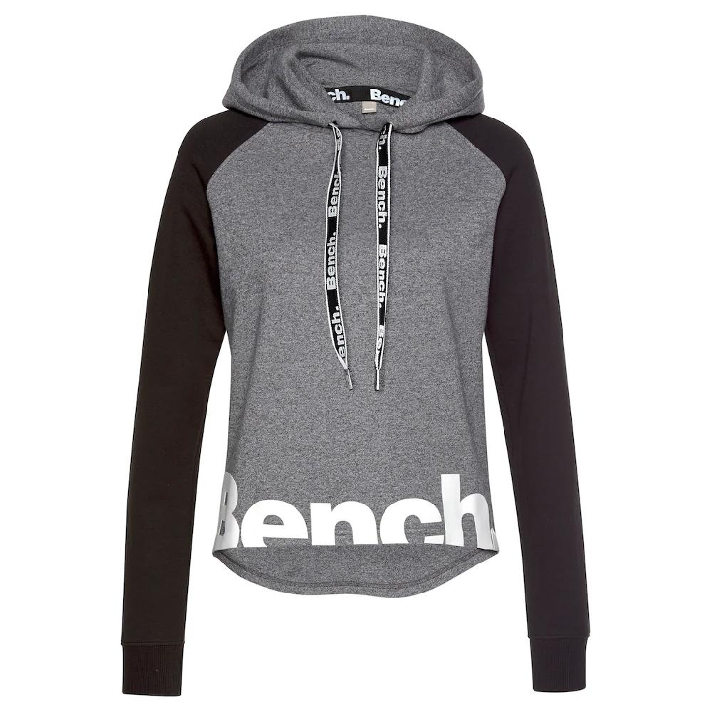 Bench. Loungewear Kapuzensweatshirt mit farblich abgesetzten Ärmeln und Logodruck Loungeanzug Hoodie Vatertagsangebot