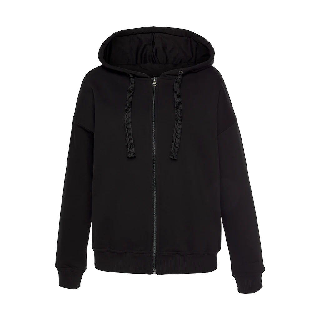 LASCANA Sweatjacke aus organischer Baumwolle Loungewear Begrenzt auf 3 Tage