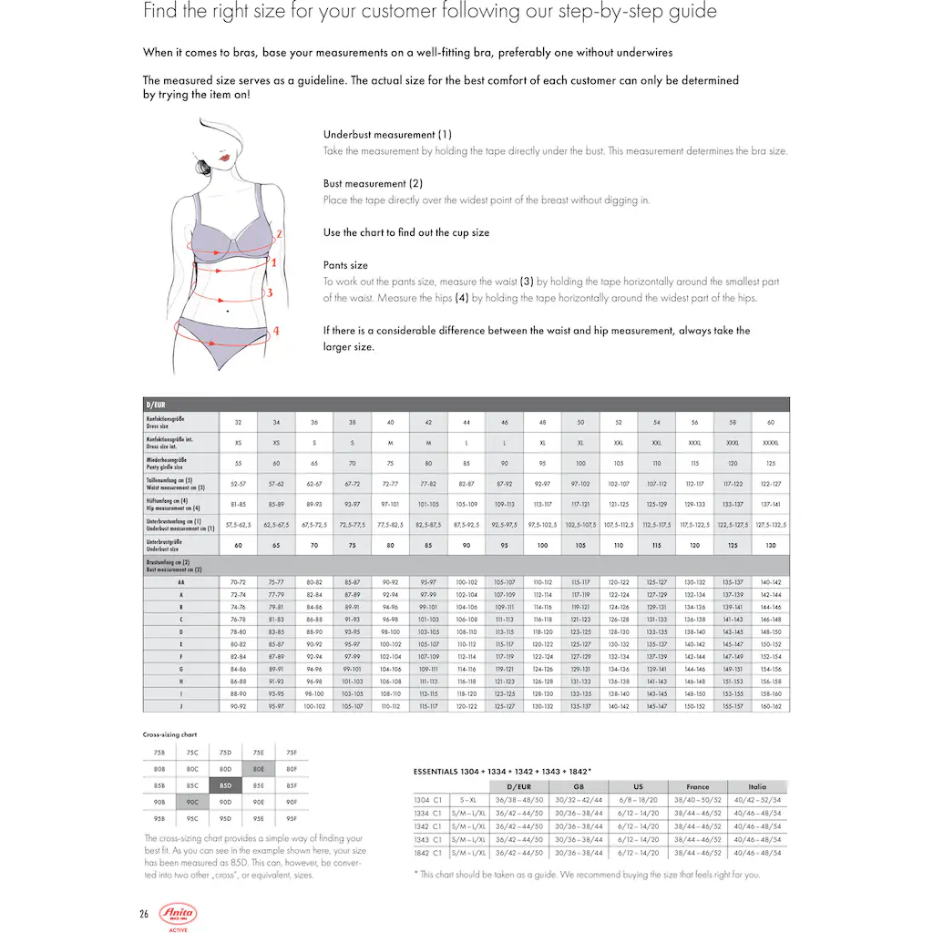 Anita Active Sport-BH »light & firm« Cup A-E anschmiegende nahtlose Microfaser ▷ für Rabatt