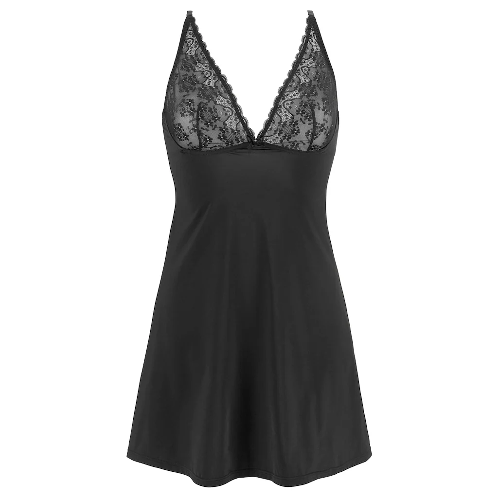 LASCANA Negligé aus weichem Microtouchmaterial sexy Dessous ▷ für Flash Sale