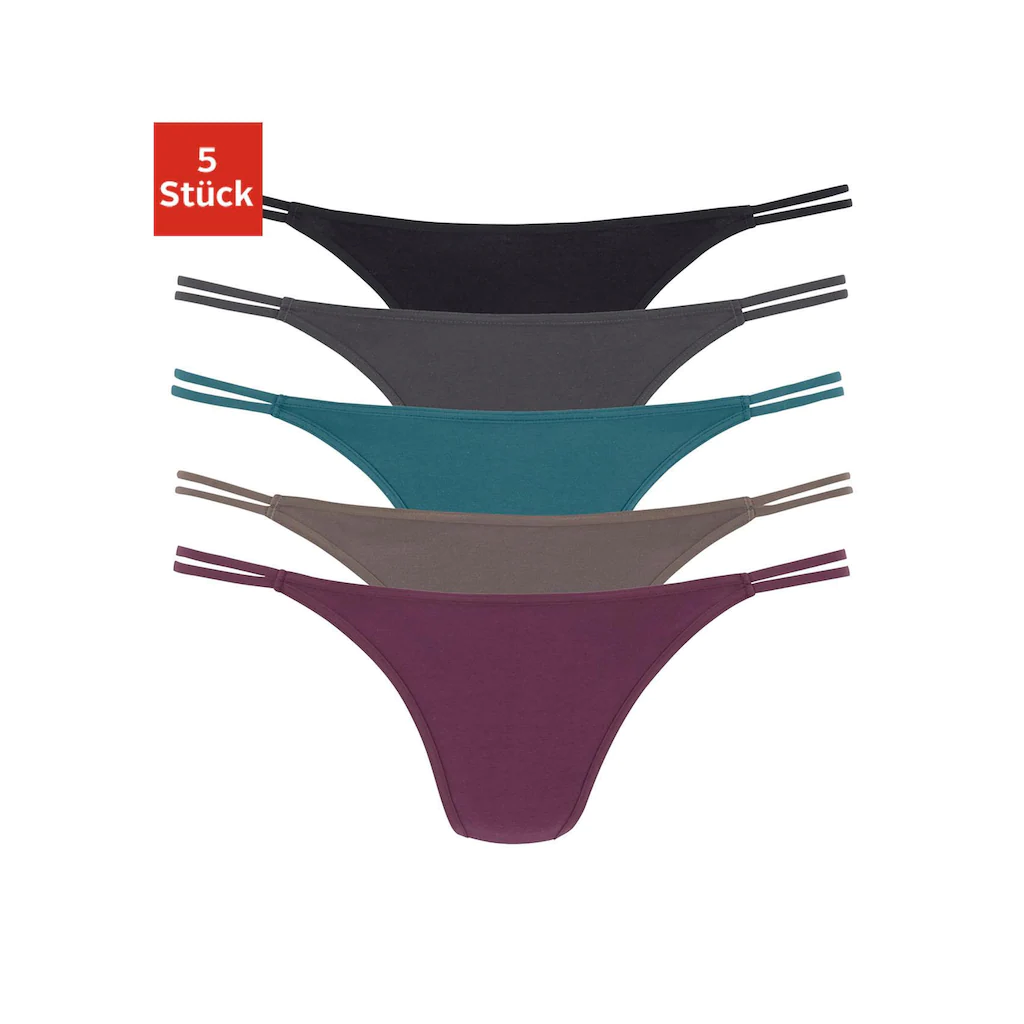 Vivance String (5er-Pack) aus elastischer Baumwolle kaufen Preisnachlass