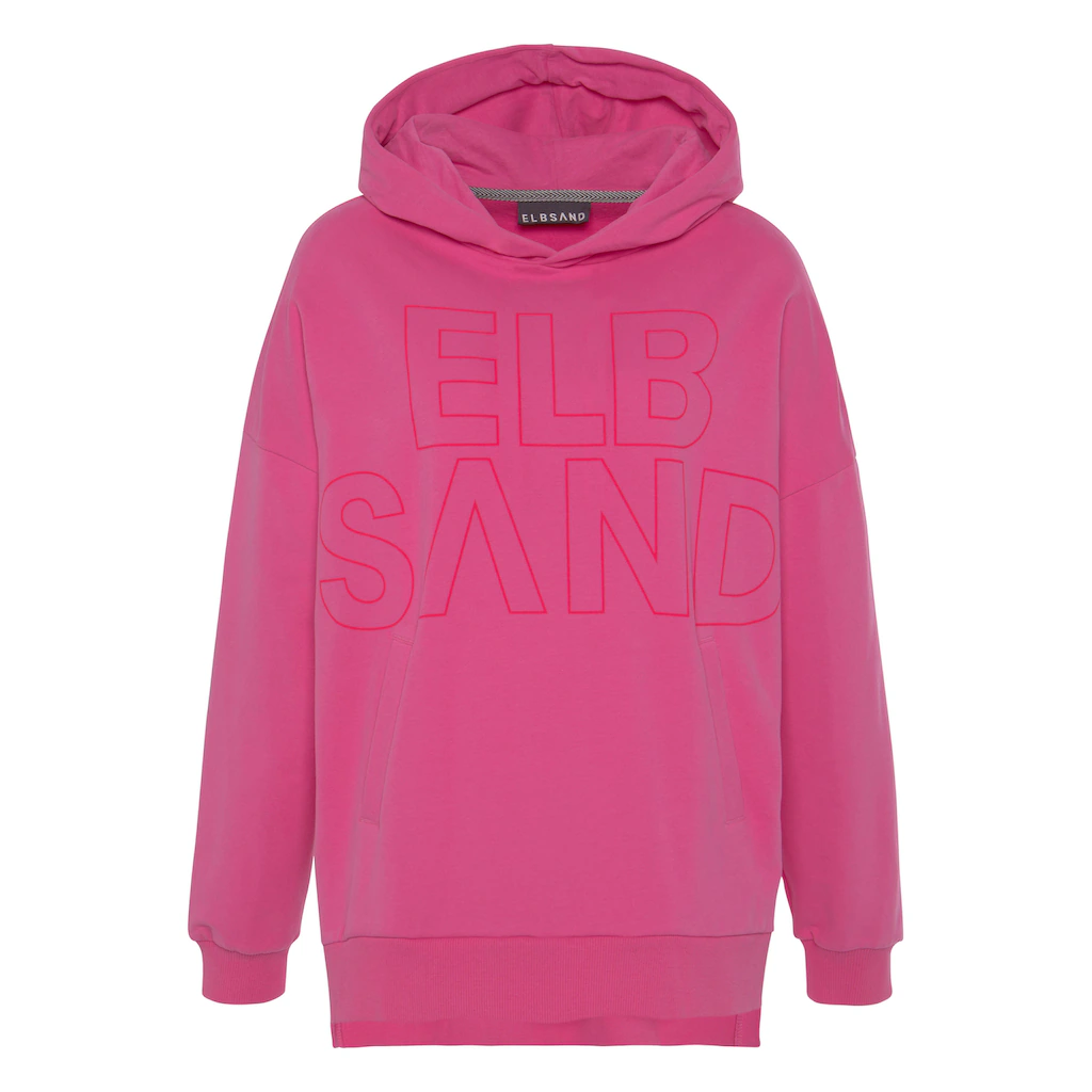Elbsand Kapuzensweatshirt »Lioba« im Oversize-Fit Hoodie mit Tasche und Logodruck vorne Osterangebot