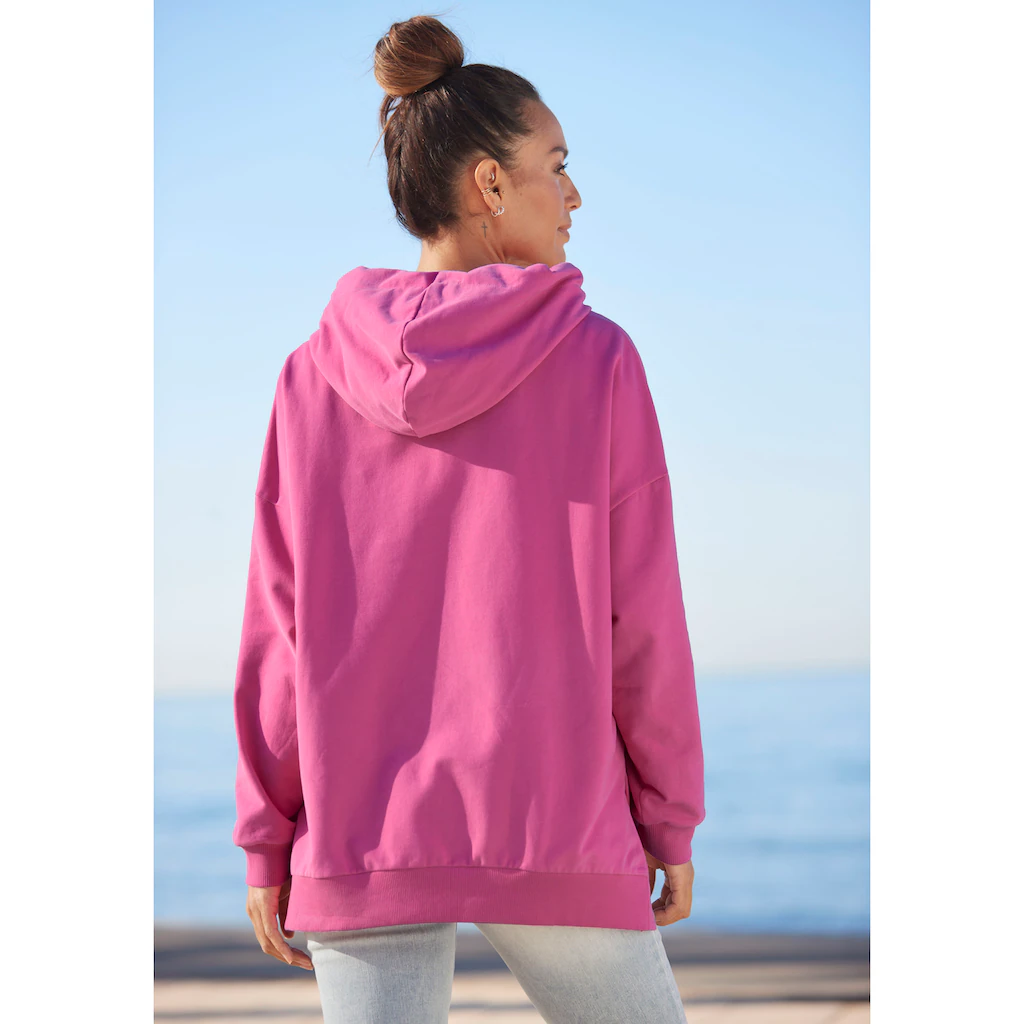 Elbsand Kapuzensweatshirt »Lioba« im Oversize-Fit Hoodie mit Tasche und Logodruck vorne Osterangebot