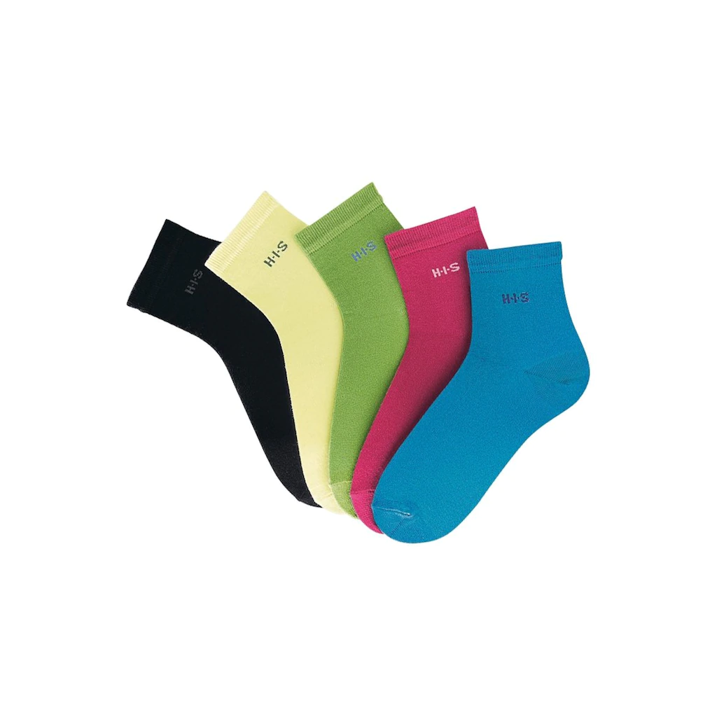 H.I.S Kurzsocken (Packung 5 Paar) mit Bündchen über dem Knöchel Muttertagsangebot