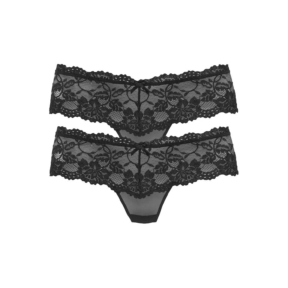 Vivance Panty (Packung 2 Stück) aus elastischer Spitze sexy Dessous Räumungsverkauf