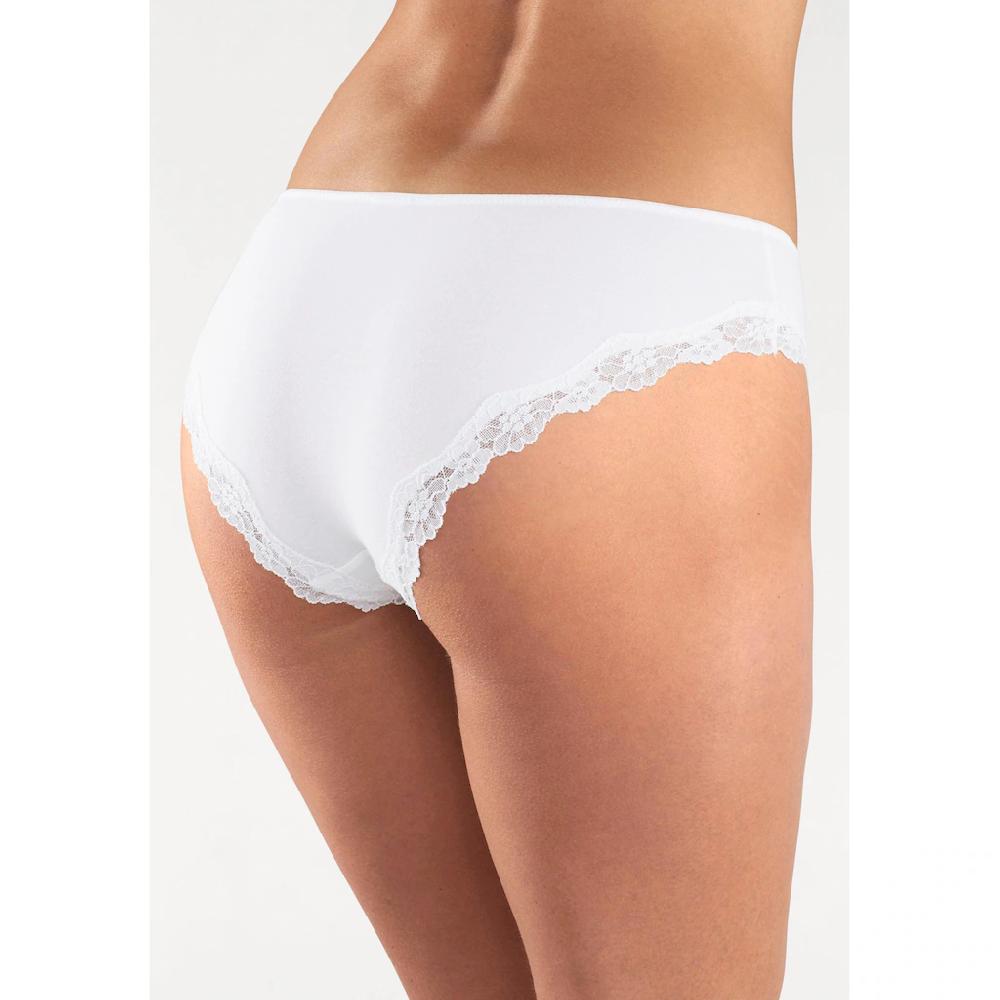 LASCANA Slip (3er-Pack) aus elastischer Baumwolle mit zarter Spitze online bestellen Begrenzte Freigabe