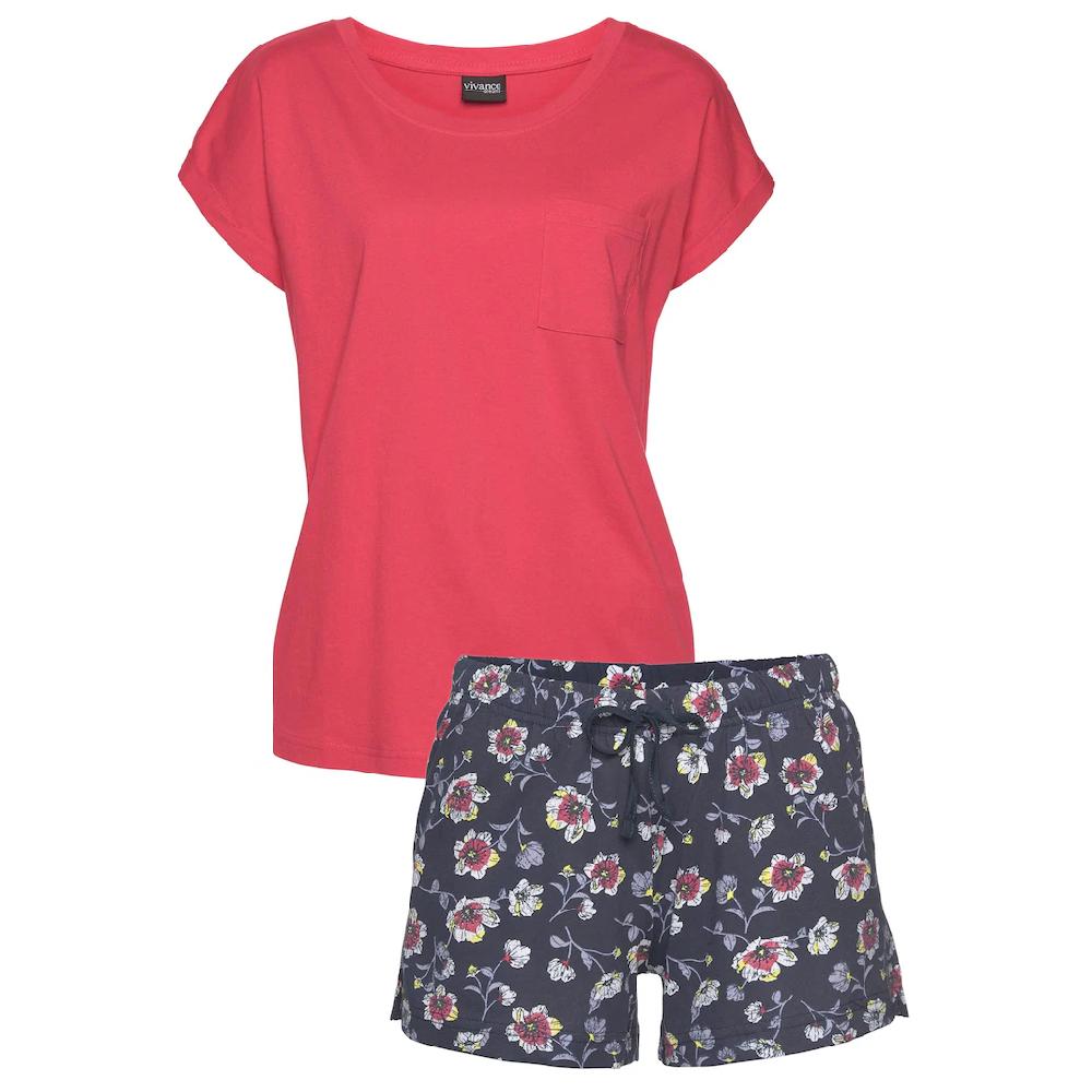 Vivance Dreams Shorty (2 tlg.) mit gemusterter Schlafshorts ▷ für Riesige Rabatte