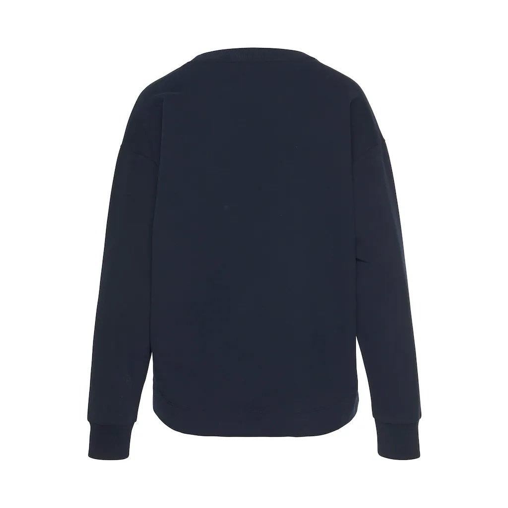 Elbsand Sweatshirt »Sontje« mit Flockprint vorne sportlich-casual Fabrikverkauf
