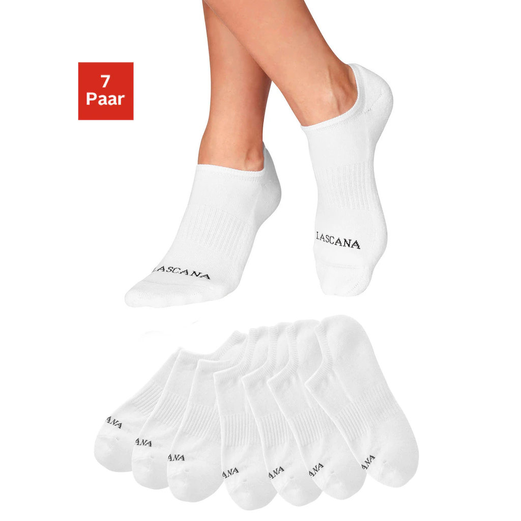 LASCANA ACTIVE Sneakersocken (Packung 7 Paar) mit Fußfrottee online bestellen Fabrik Onlineshop