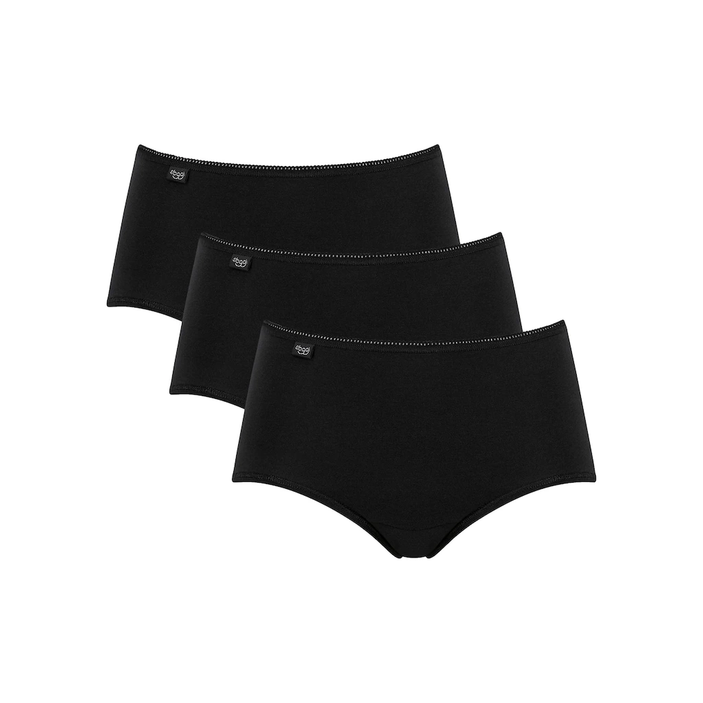 sloggi Midislip »24/7 Cotton Midi C3P« (3er Pack) mit elastischer Mäusezähnchenkante ▷ für Cyber Monday