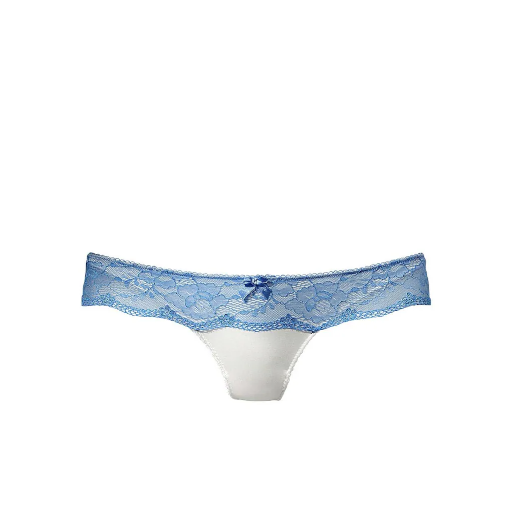 LASCANA String mit breitem Bund aus blumiger Spitze Dessous bestellen Muttertagsangebot