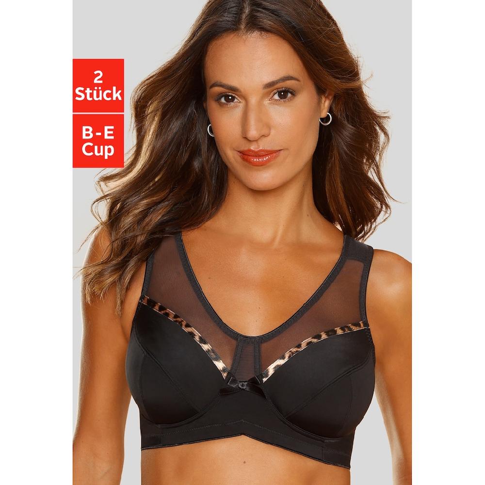 petite fleur Entlastungs-BH ohne Bügel mit modischem transparenten Mesh Einsatz online bestellen Neueste Mode