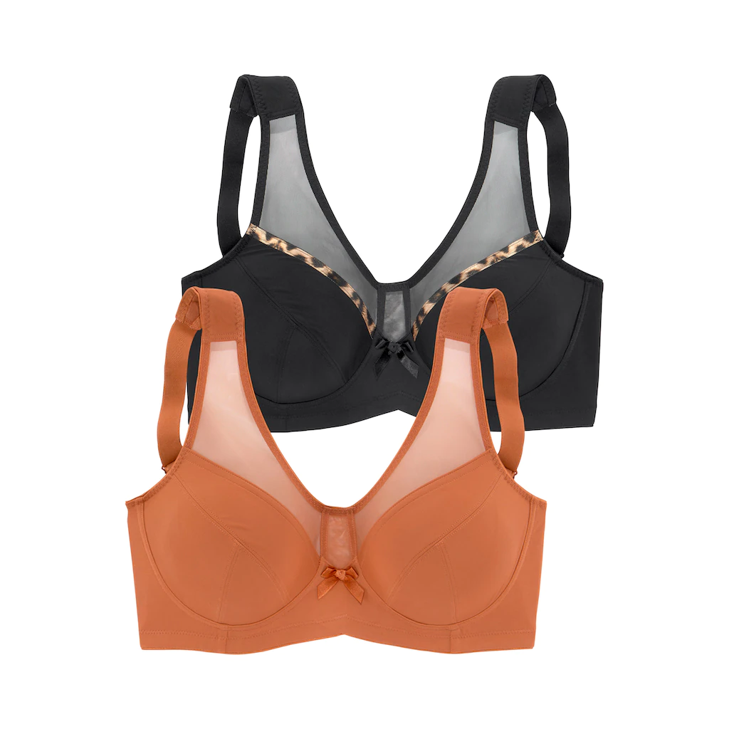 petite fleur Entlastungs-BH ohne Bügel mit modischem transparenten Mesh Einsatz online bestellen Neueste Mode