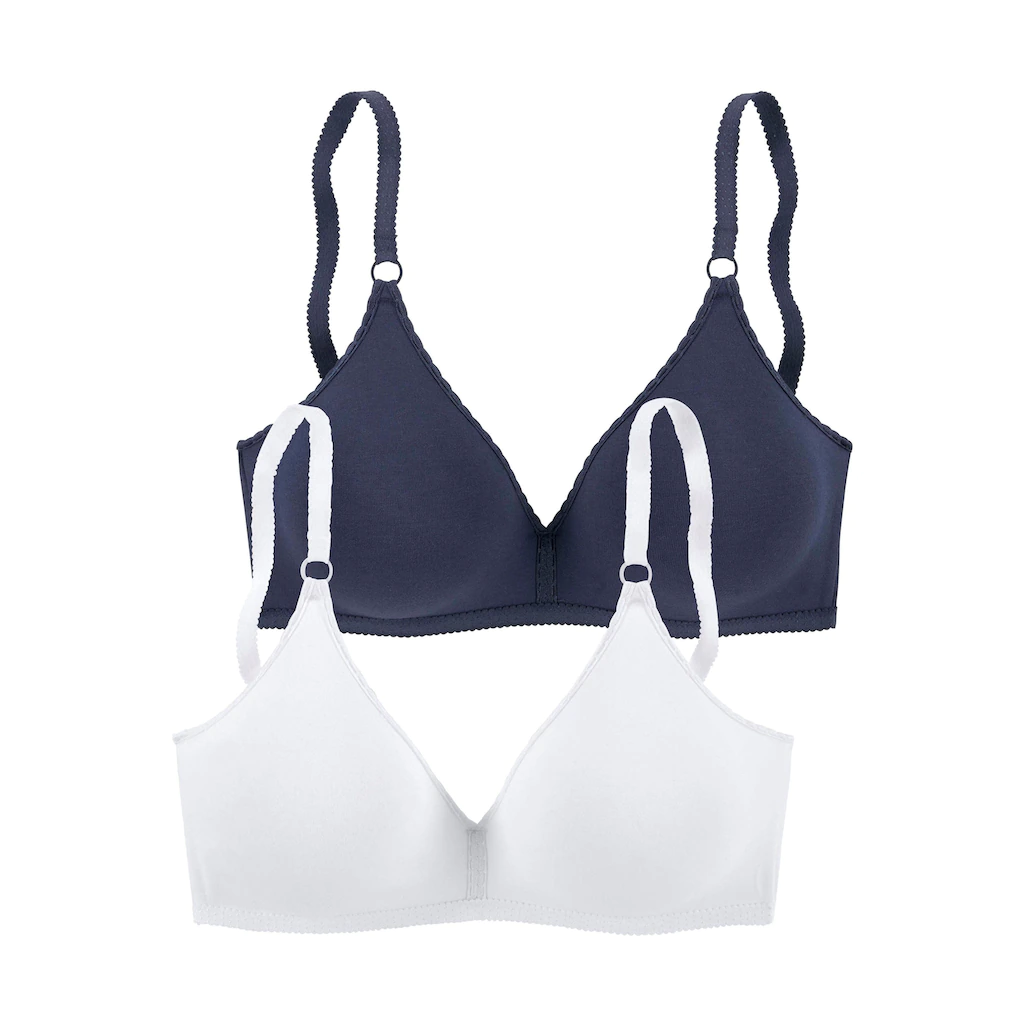 petite fleur Bralette-BH ohne Bügel aus angenehm weicher Baumwollqualität Basic online bestellen Online Outlet