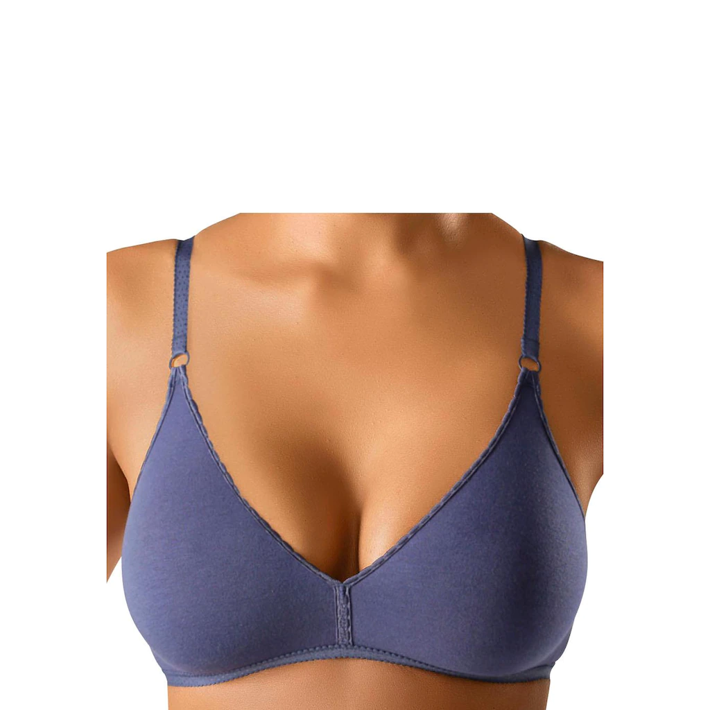 petite fleur Bralette-BH ohne Bügel aus angenehm weicher Baumwollqualität Basic online bestellen Online Outlet