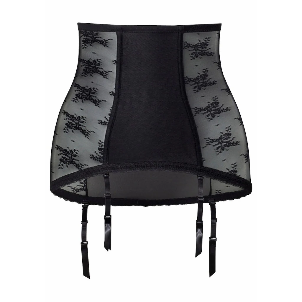 petite fleur gold Strapsgürtel mit transparenter Spitze an den Seiten sexy Dessous Reizwäsche ▷ für Neuheiten