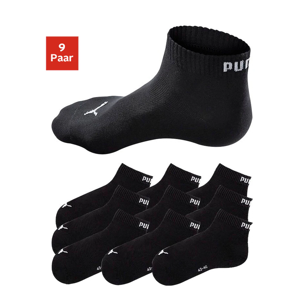 PUMA Kurzsocken (9 Paar) mit eingestricktem Markenlogo JETZT KAUFEN