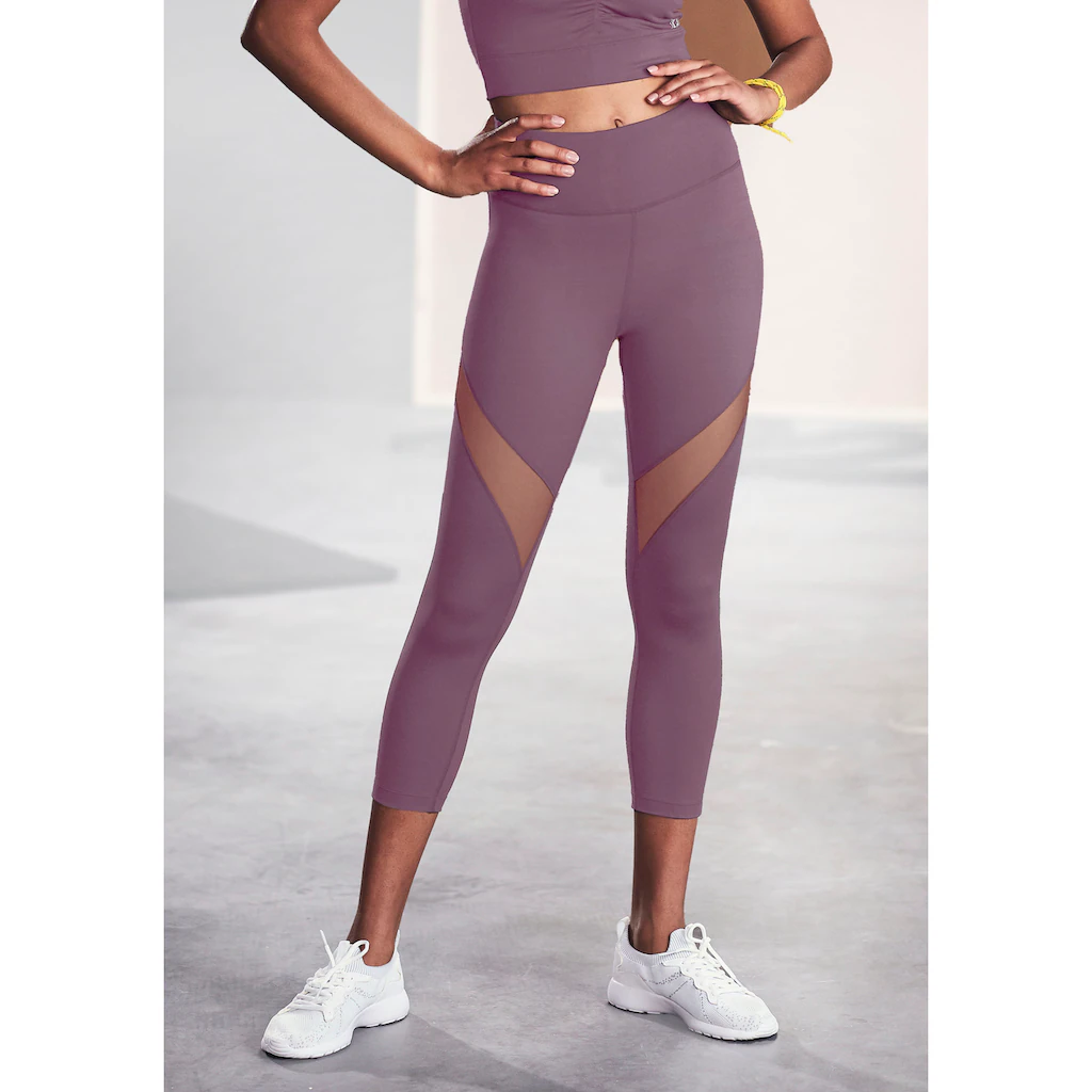 LASCANA ACTIVE Caprileggings mit kleiner Raffung Loungewear Riesige Rabatte