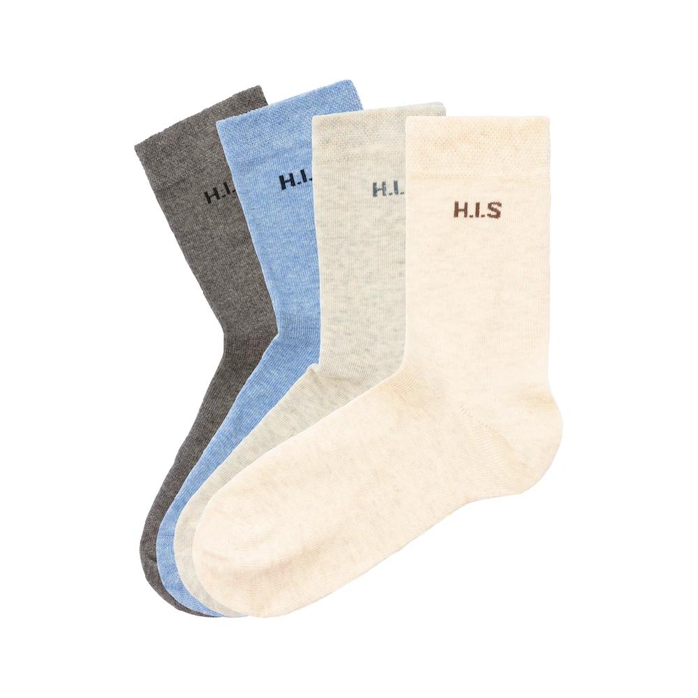 H.I.S Socken (Packung 4 Paar) ohne einschneidendes Bündchen online kaufen 50% Rabatt mit kostenlosem Versand