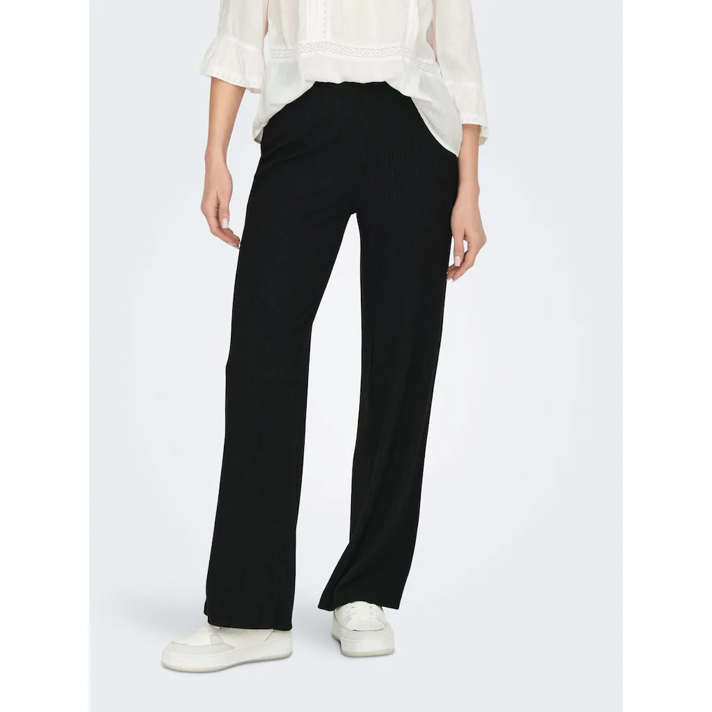 ONLY Jerseyhose »ONLEMMA WIDE PANT NOOS JRS« mit elastischem Bündchen Im Verkauf