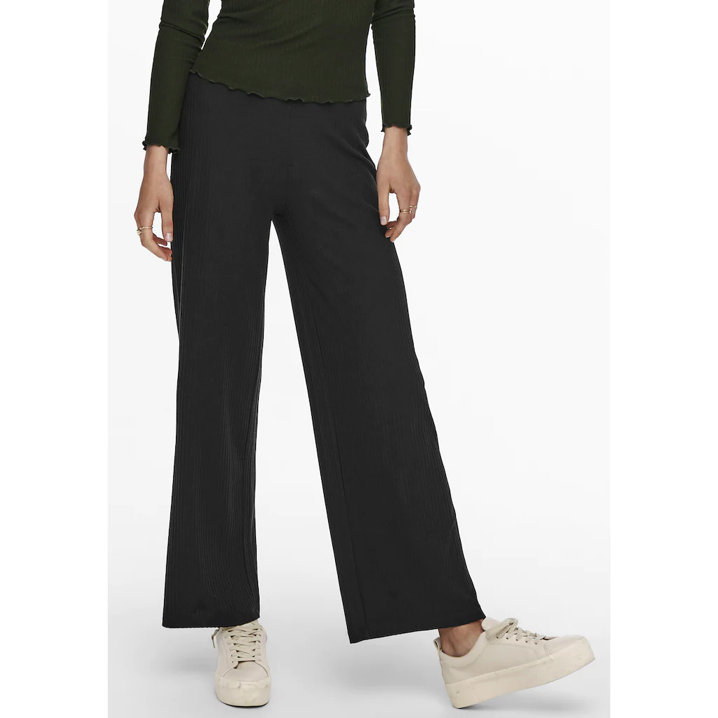 ONLY Jerseyhose »ONLEMMA WIDE PANT NOOS JRS« mit elastischem Bündchen Im Verkauf