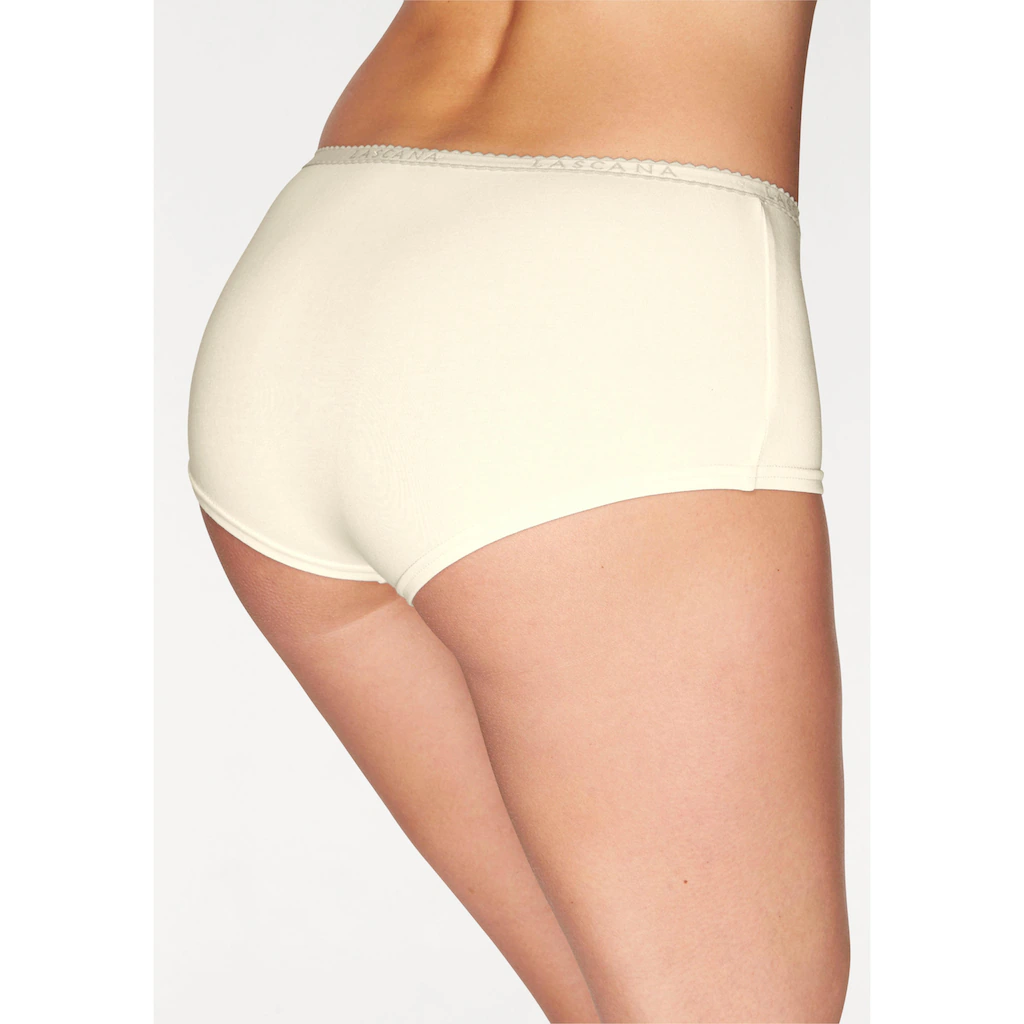 LASCANA Panty (4er-Pack) aus elastischer Baumwoll-Qualität Auslauf