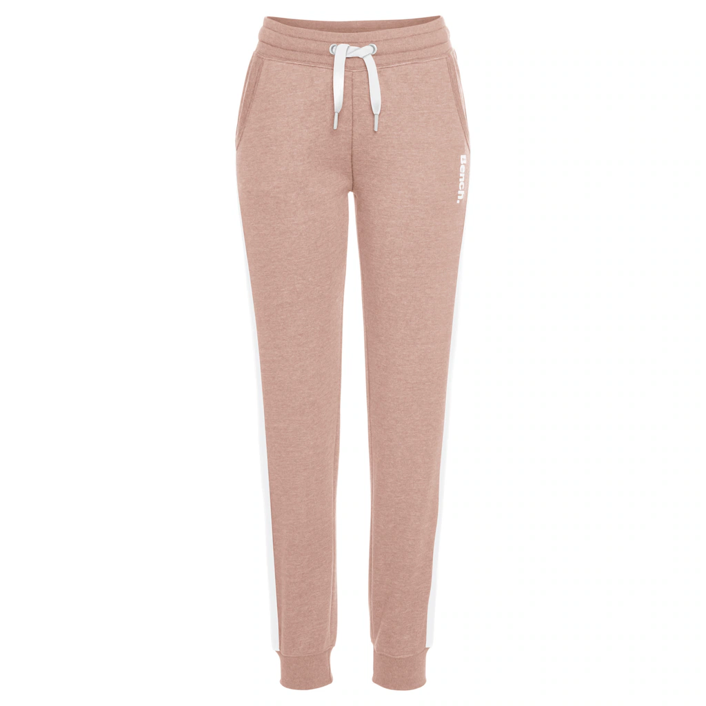 Bench. Loungewear Sweathose mit Seitenstreifen und schmalem Bein im Angebot