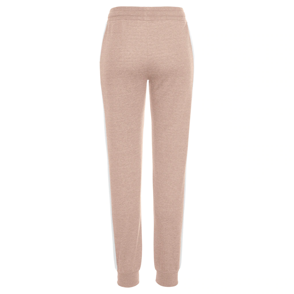 Bench. Loungewear Sweathose mit Seitenstreifen und schmalem Bein im Angebot