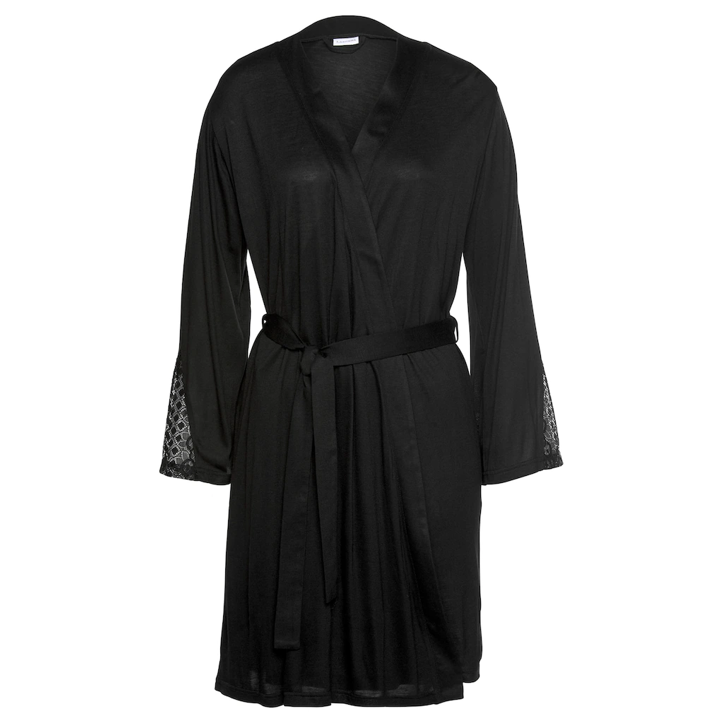 LASCANA Kimono mit langen Ärmeln und Spitzen-Details online kaufen Flash Sale