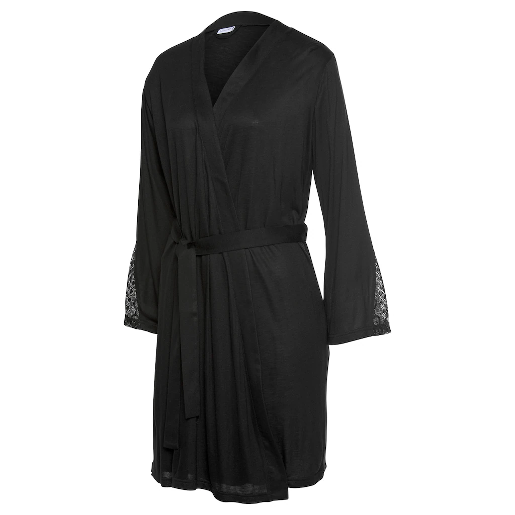 LASCANA Kimono mit langen Ärmeln und Spitzen-Details online kaufen Flash Sale