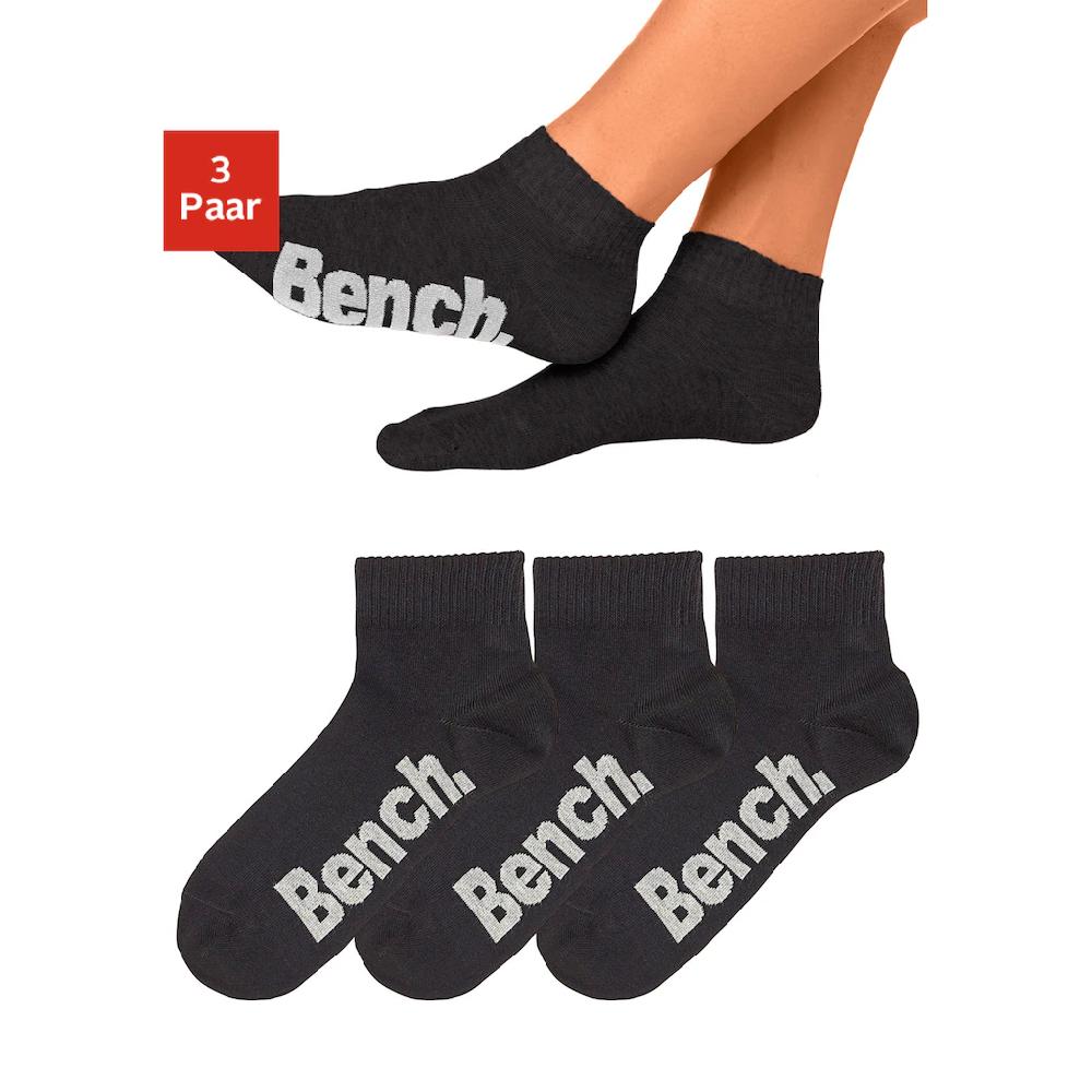 Bench. Kurzsocken (Packung 3 Paar) mit bequemen Rippbündchen kaufen Begrenztes Angebot