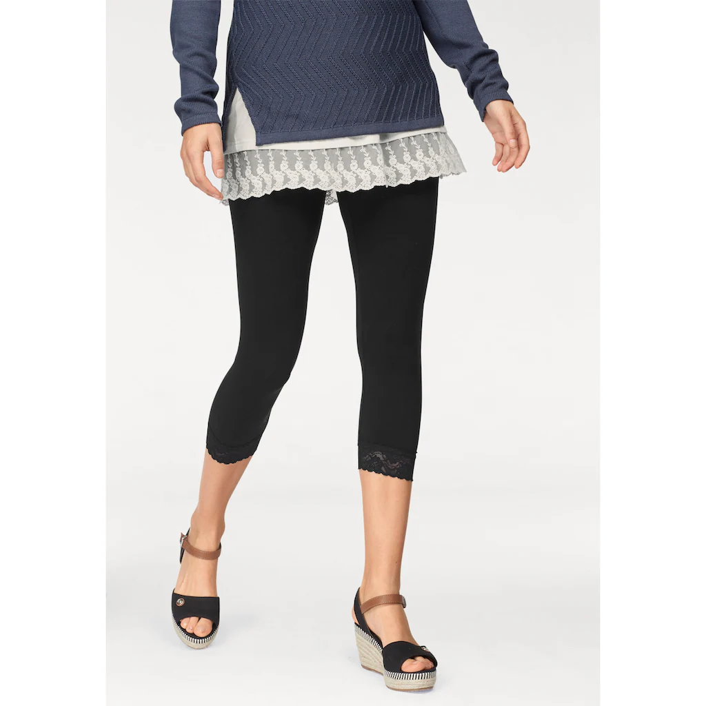 Boysen's Leggings (Packung 2er-Pack) mit Spitze Kauf eins, bekomm eins gratis