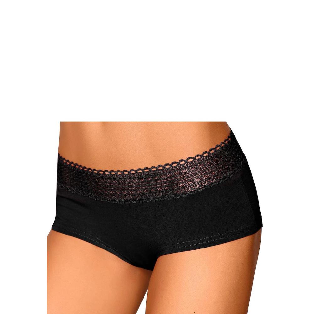s.Oliver Panty (3er-Pack) aus elastischer Baumwoll-Qualität mit grafischer Spitze Riesige Ersparnisse