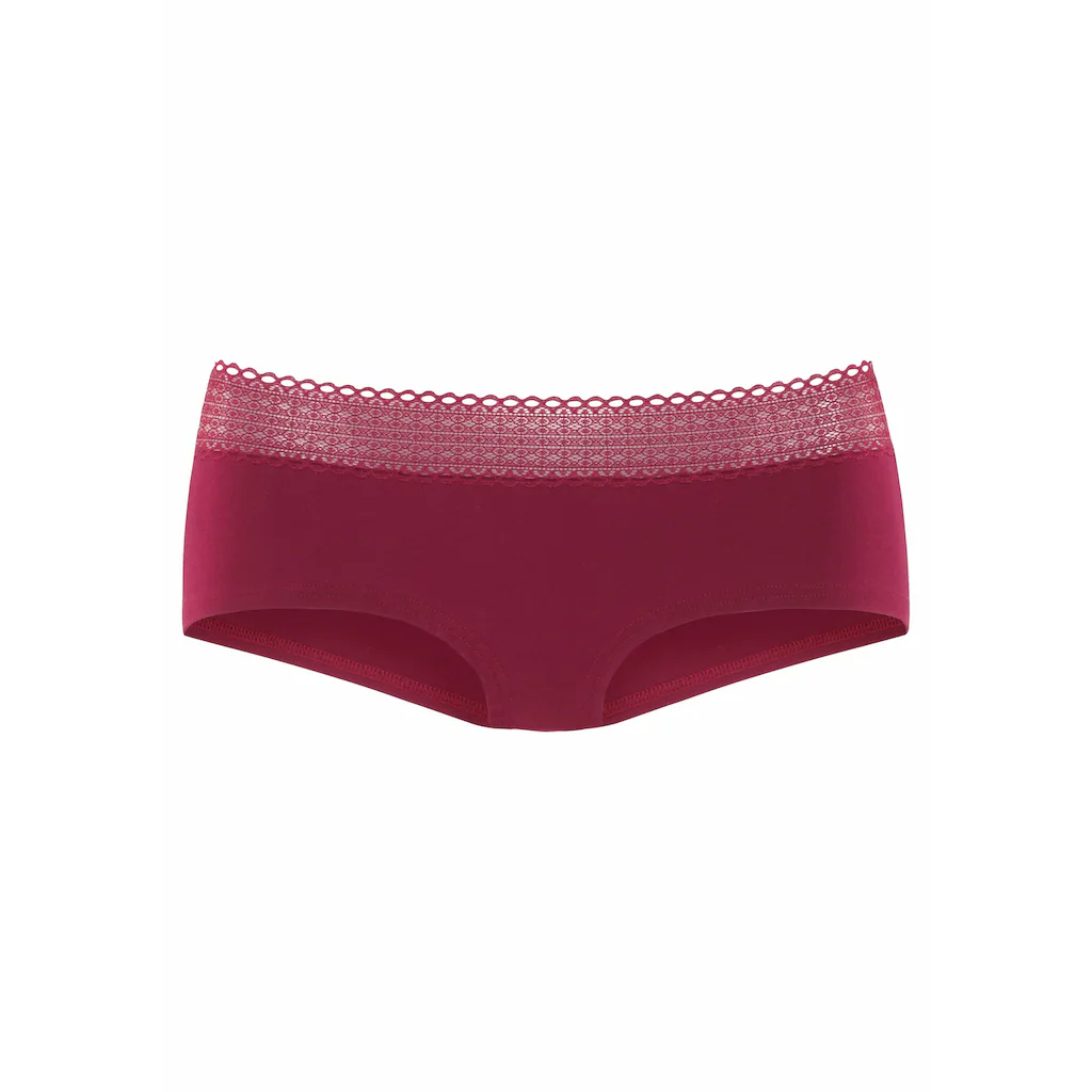 s.Oliver Panty (3er-Pack) aus elastischer Baumwoll-Qualität mit grafischer Spitze Riesige Ersparnisse