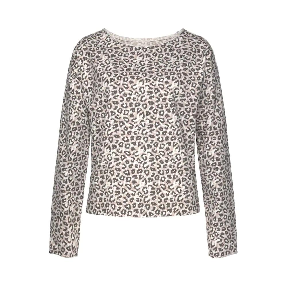 LASCANA Sweatshirt Langarmshirt in locker sitzendem Schnitt Loungewear Super Sparpreis