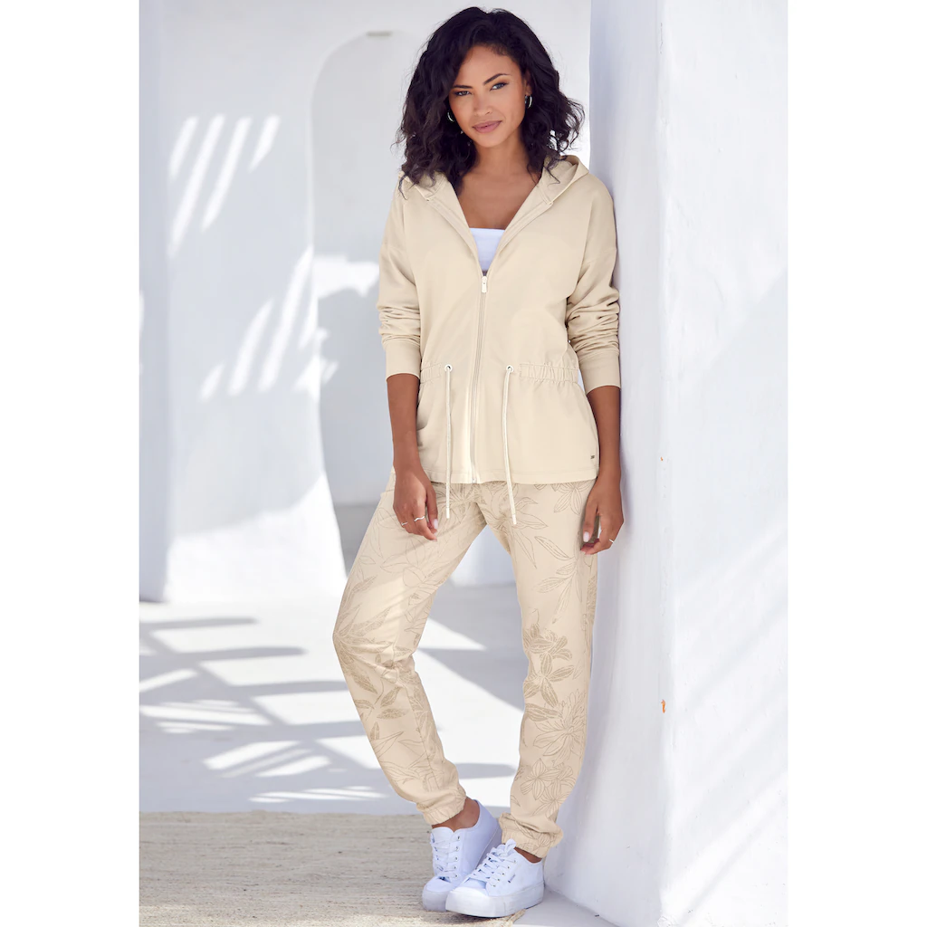 LASCANA Loungehose mit floralem Alloverdruck Loungeanzug Wochenangebot