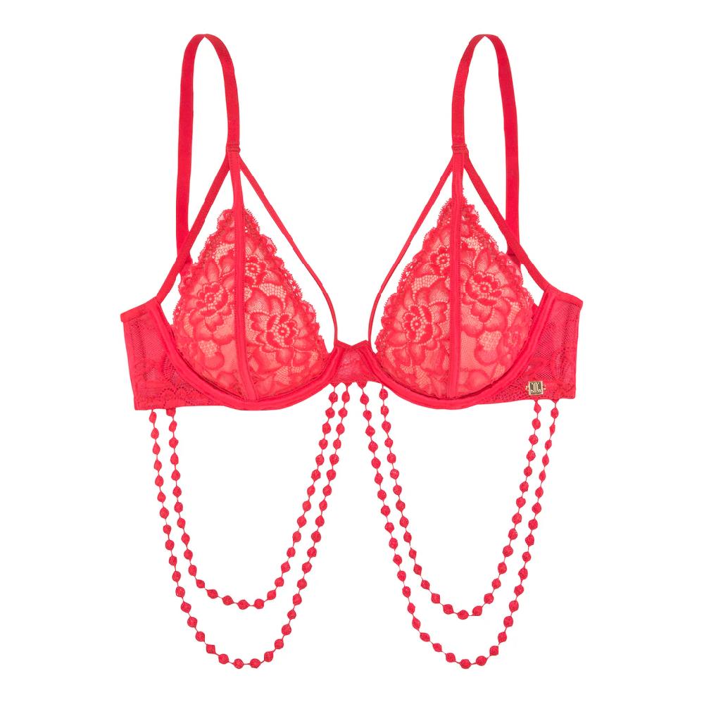JETTE Bügel-BH mit aufregender Bänder-Optik sexy Dessous Reizwäsche bestellen Letzter Tag