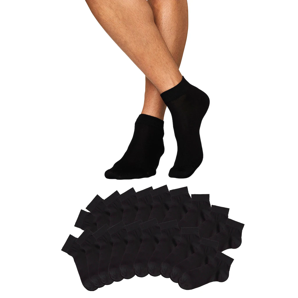 H.I.S Kurzsocken (Box 20 Paar) in praktischer Geschenkbox kaufen Sonderangebot der Fabrik