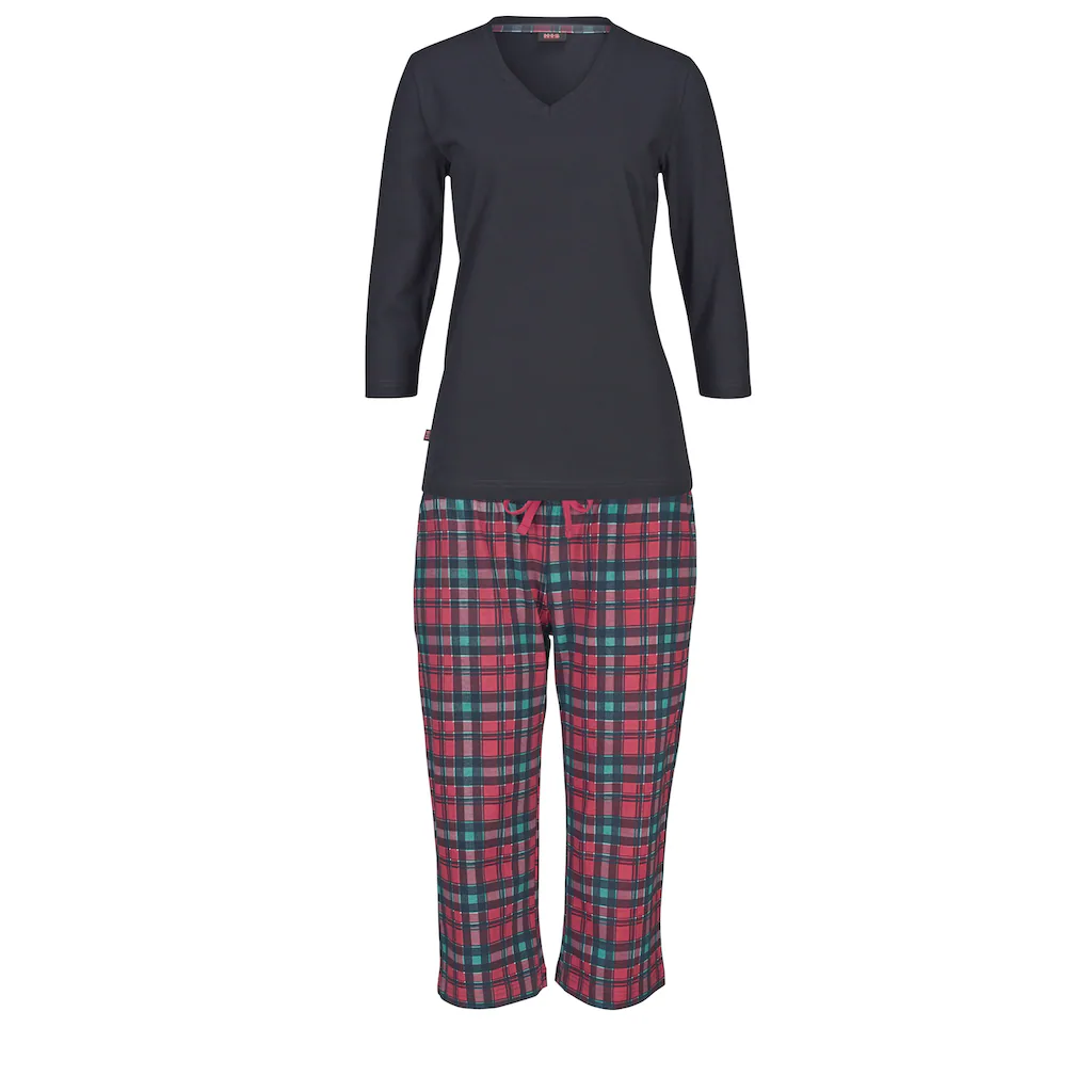 H.I.S Capri-Pyjama mit elastischem Tunnelzugbund online kaufen Riesige Rabatte