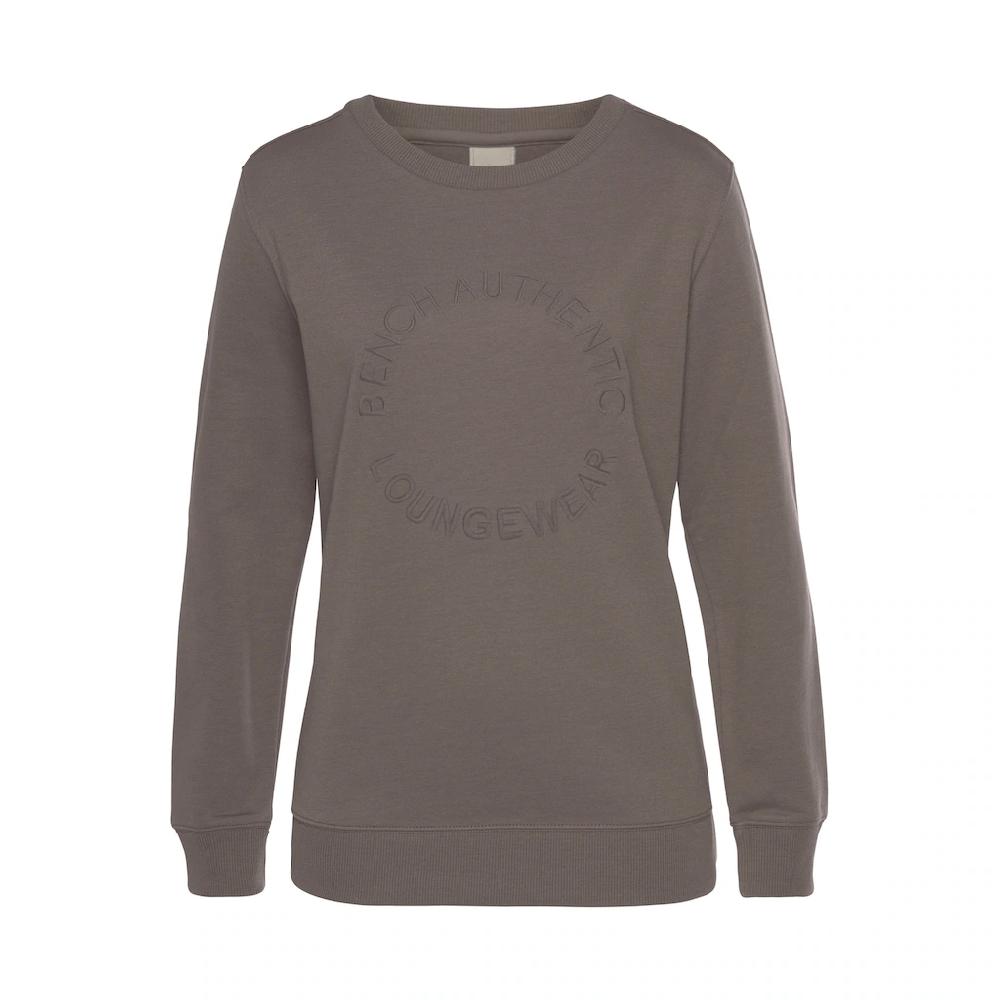 Bench. Loungewear Sweatshirt mit runder Logostickerei Loungwear Speichern exportieren