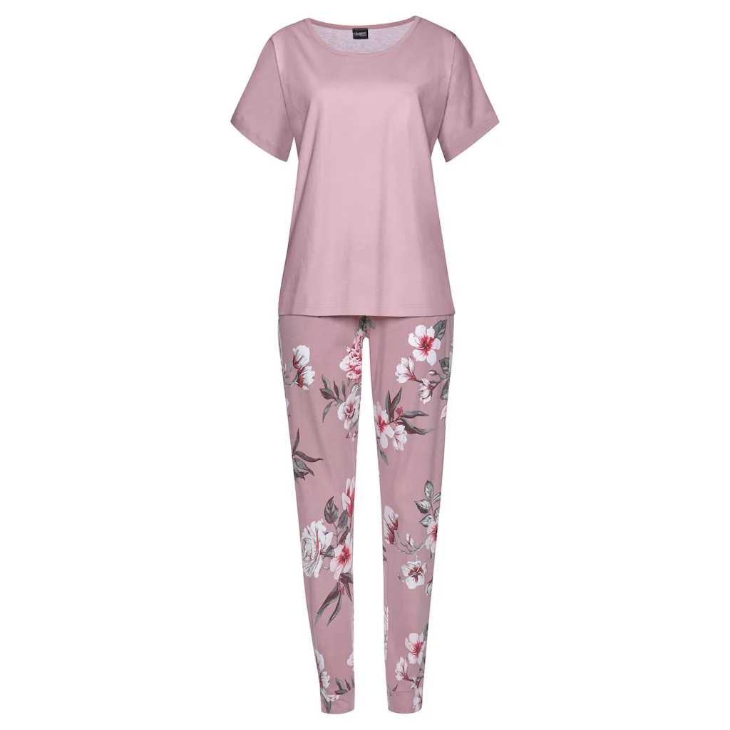 Vivance Dreams Pyjama (4 tlg. 2 Stück) mit Blumendruck kaufen Im Verkauf