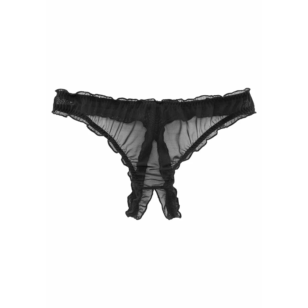 petite fleur gold String-Ouvert mit gerüschter Kante bestellen Angebote