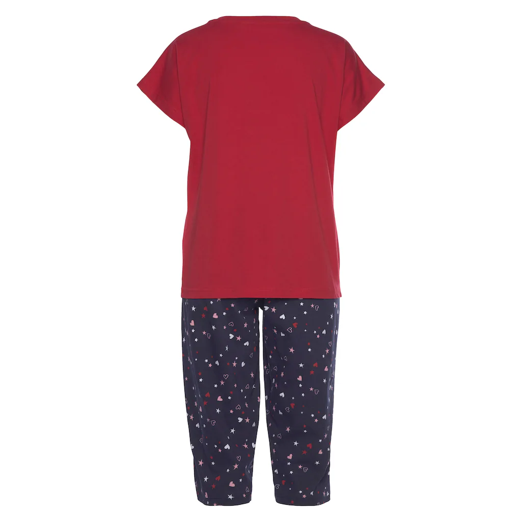 Vivance Dreams Capri-Pyjama (2 tlg.) mit niedlichem Herzen-Sterne-Druck online kaufen Fabrik Onlineshop