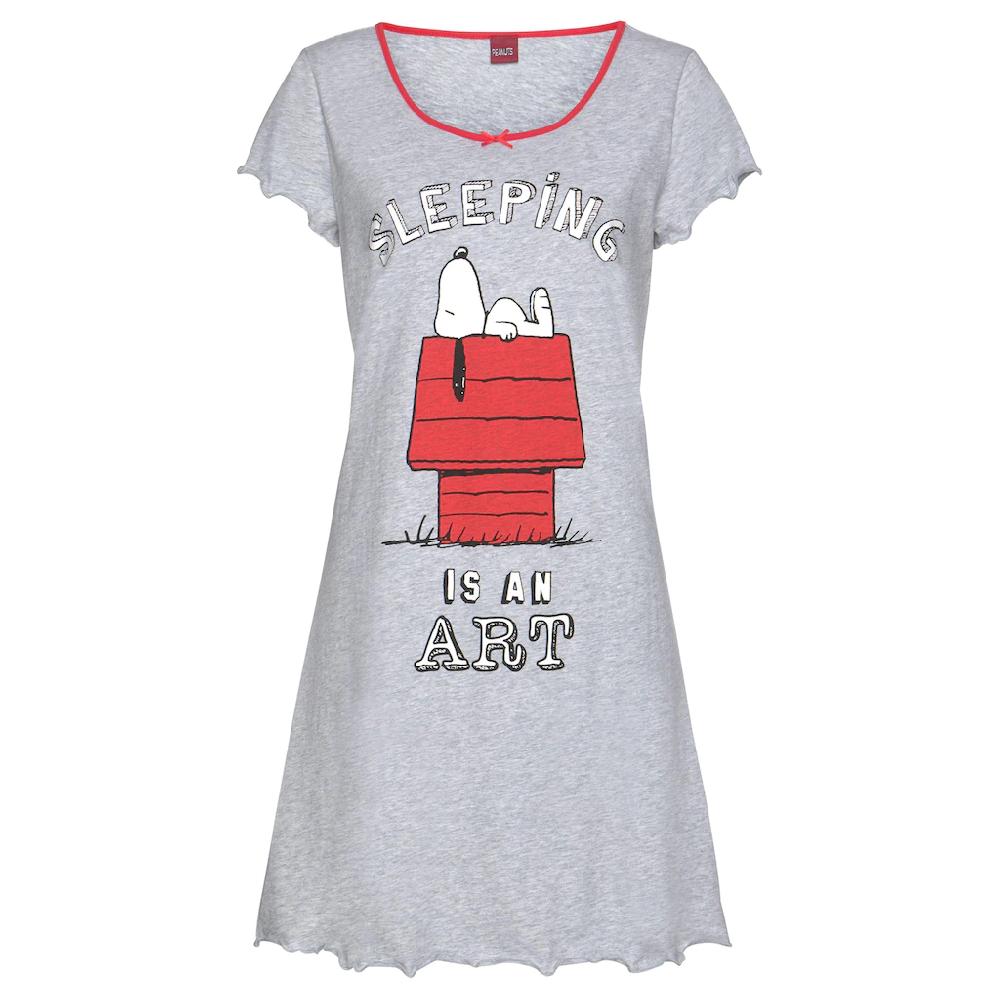 Peanuts Nachthemd mit Snoopy-Frontprint online kaufen Vatertagsangebot