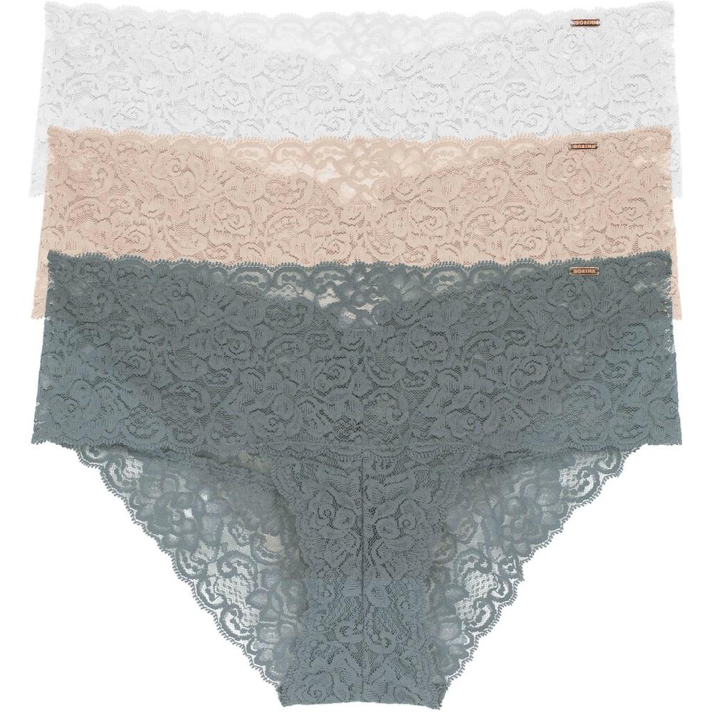 Dorina Slip »Lana« (3er Pack) mit floraler Spitze online kaufen Lagerräumung