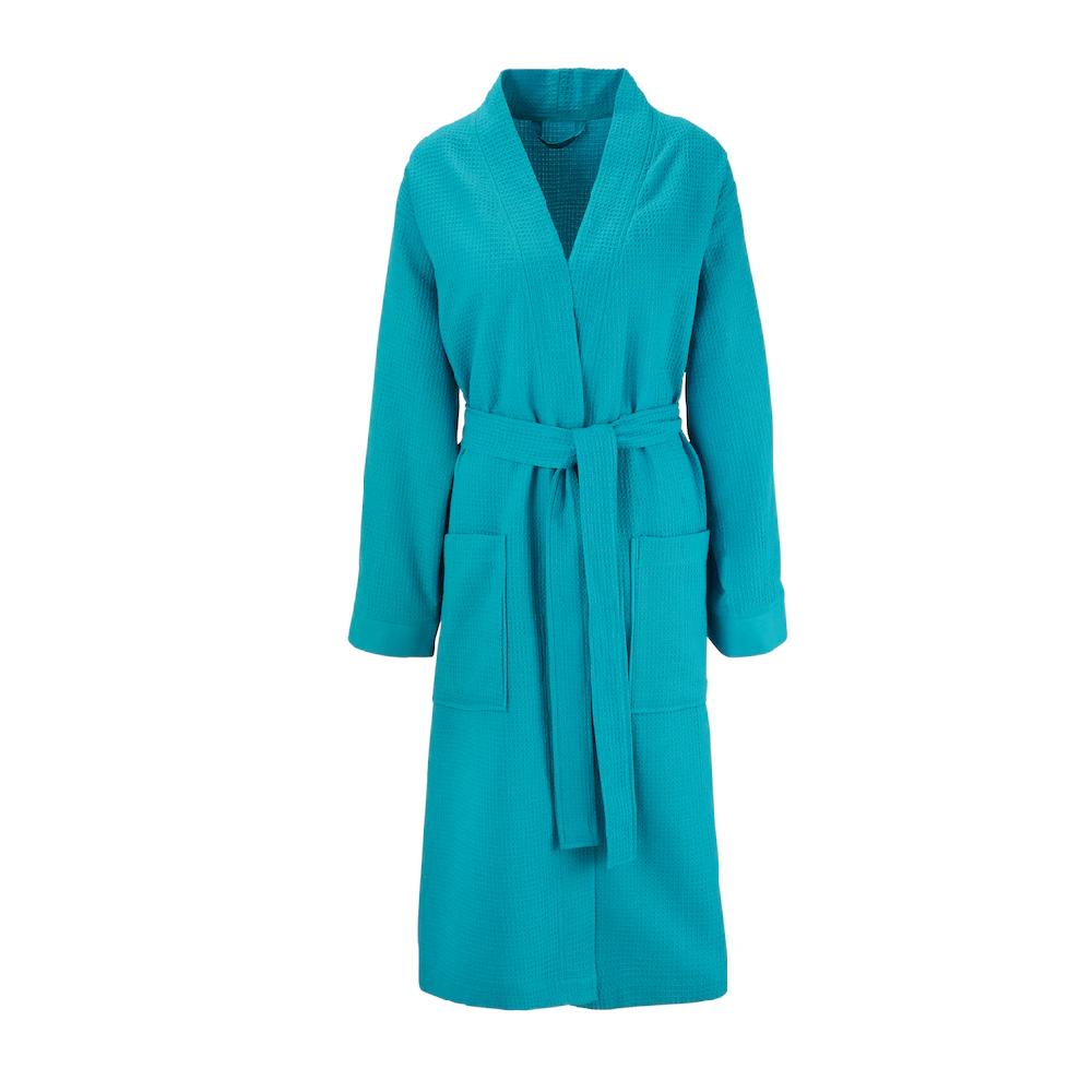 my home Unisex-Bademantel »Vanessa« (1 St.) Taschen Damen & Herren Waffelpiqué leichte Qualität S-3XL im Sale Online Outlet