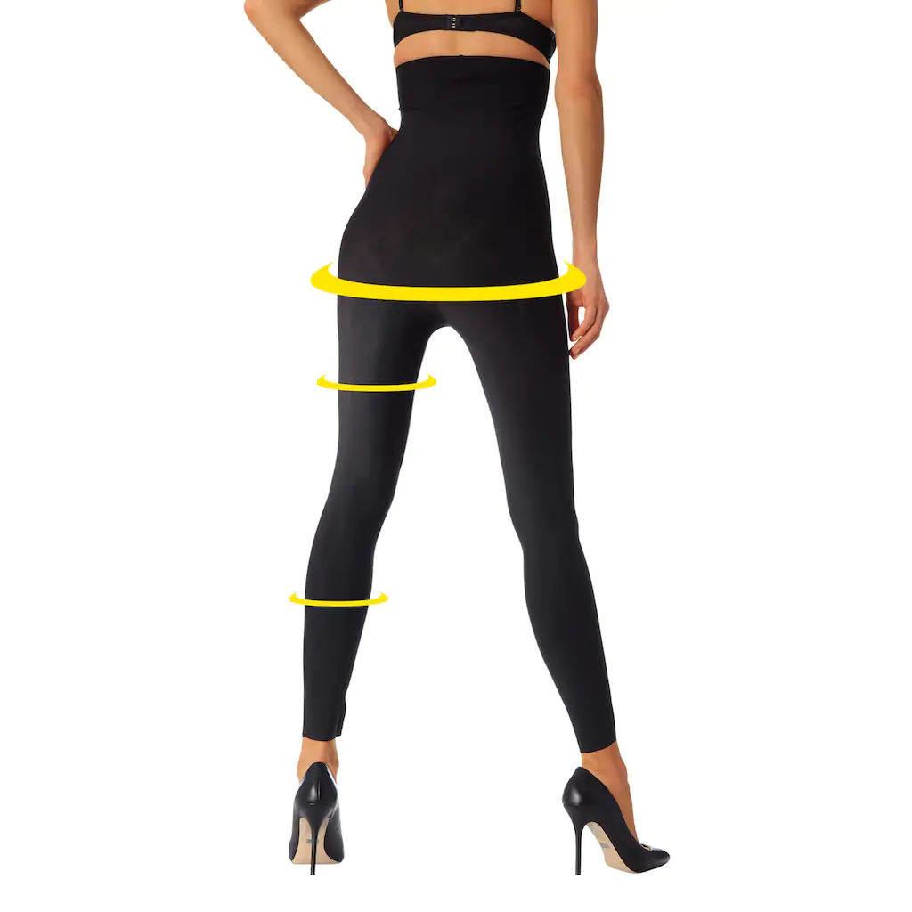 LASCANA Highwaist Leggings mit leichtem Shaping Effekt Loungewear Kauf eins, bekomm eins gratis