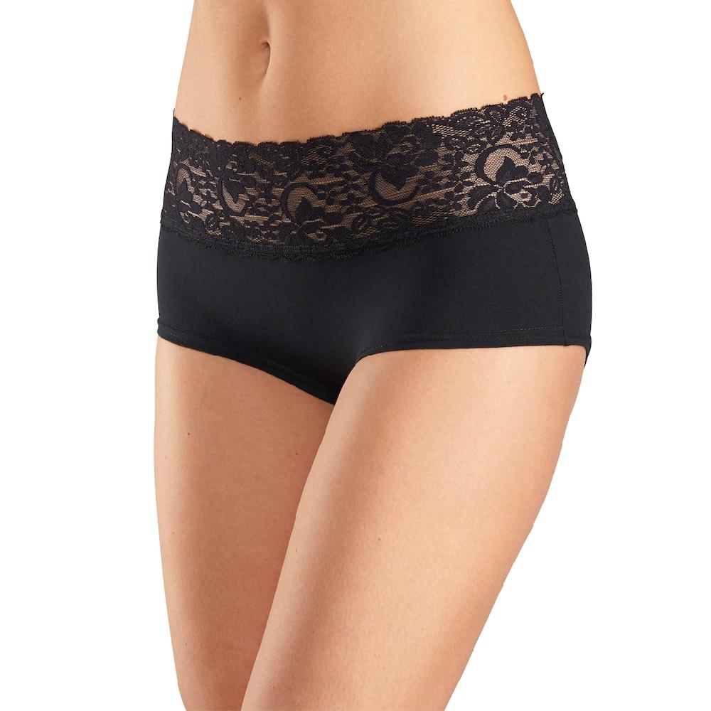 Vivance Panty (3er-Pack) aus elastischer Baumwolle mit floraler Spitze Sonderangebote