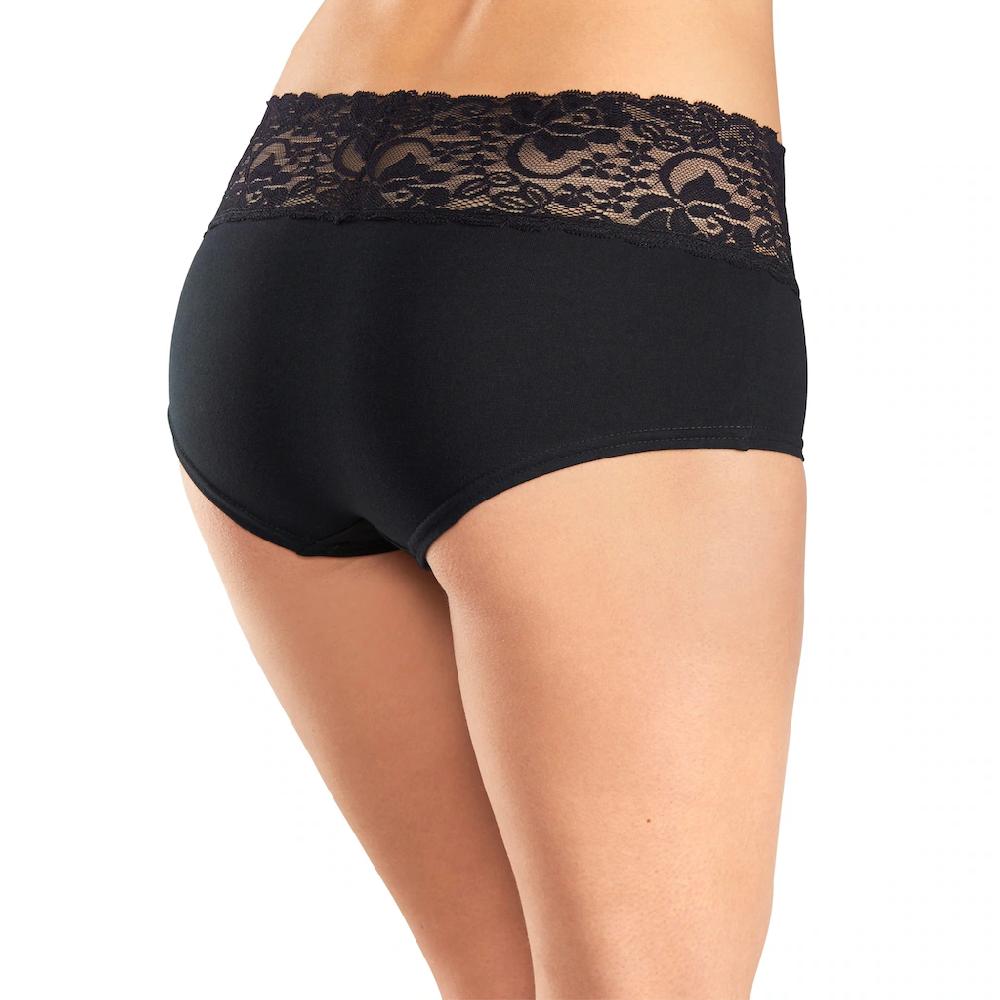Vivance Panty (3er-Pack) aus elastischer Baumwolle mit floraler Spitze Sonderangebote